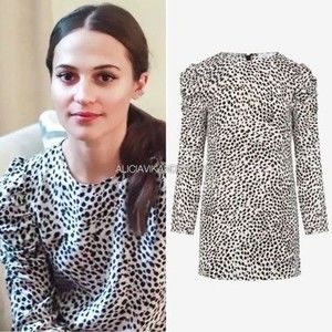 NWT ANINE BING Kingston Leopard Print Long Sleeve Mini Dress sz M